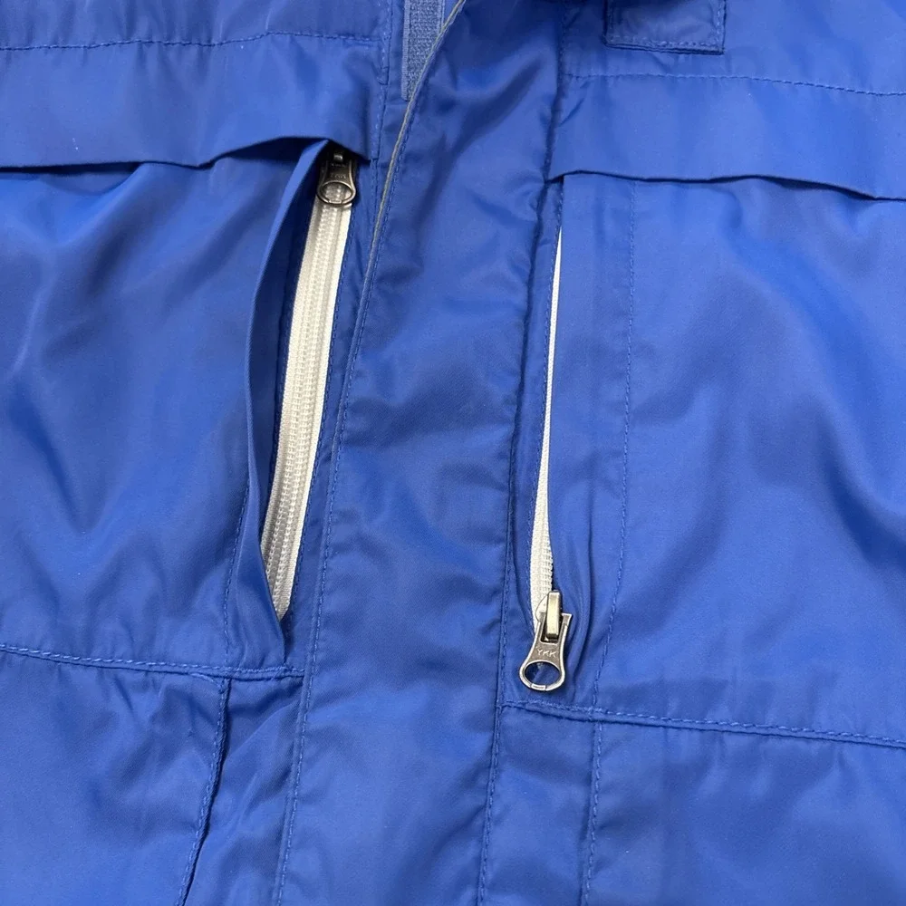Gap Boys‎ Blue Hooded Zip Rain Jacket XXL 14-16